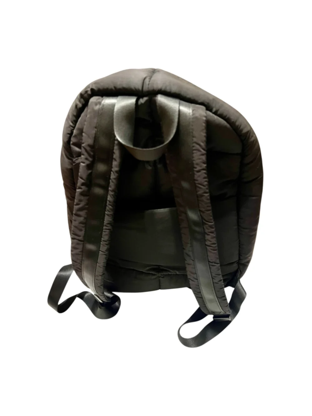 Wilo The Label Black Quilted Nylon Backpack